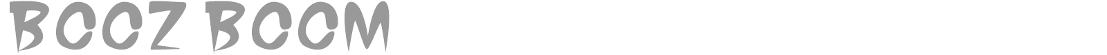 Booz Boom font preview